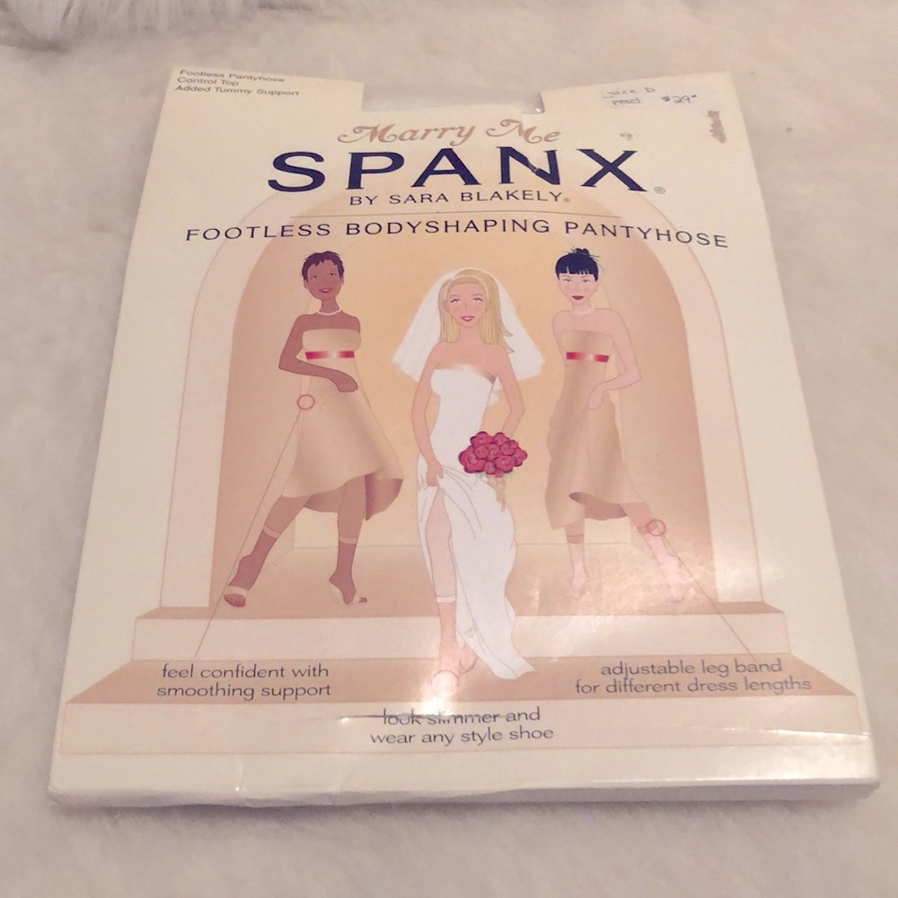 Spank Marry Me White Pantyhose Size D